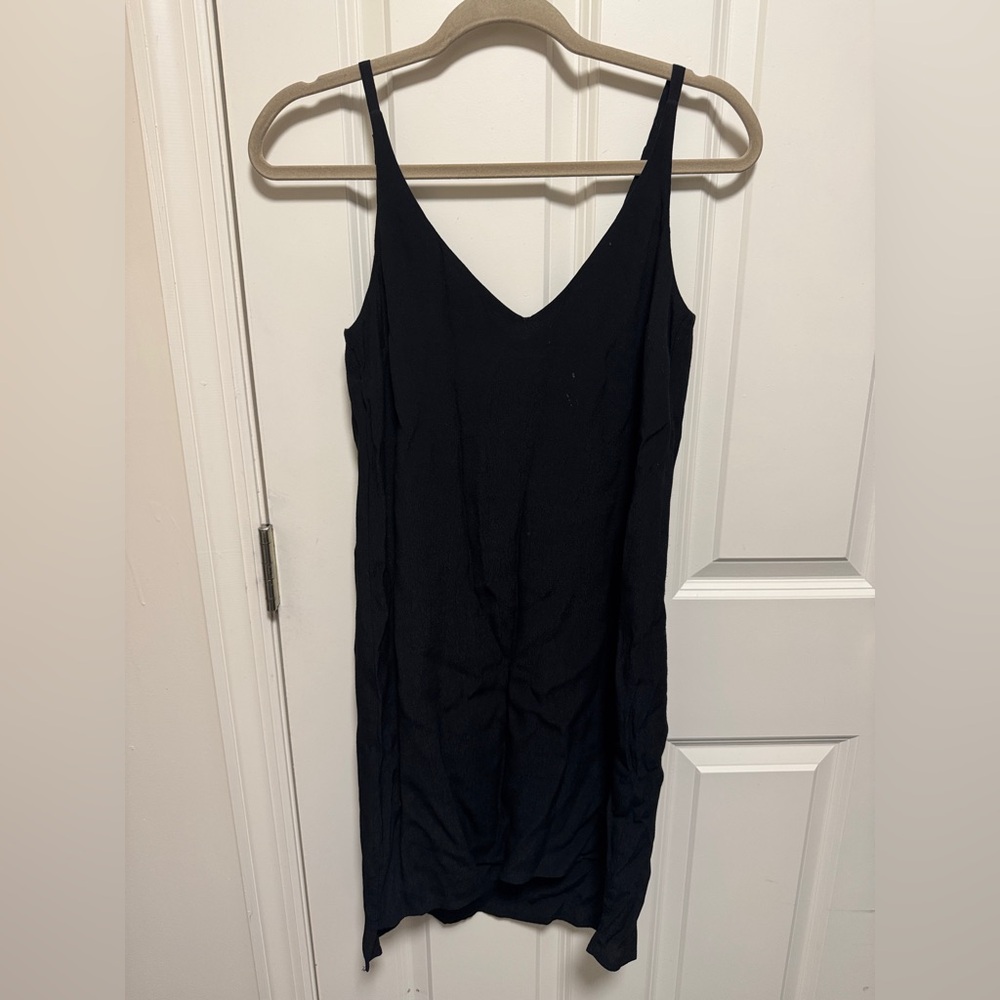 Topshop Classic Black V-Neck Dress